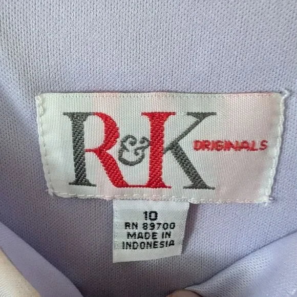 Vintage R&K Originals‎ Cottagecore Fairycore Floral Midi Dress Size 10 - Picture 3 of 8